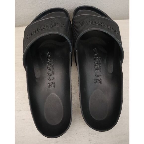 Birkenstock 1015398 Women's Sz 10 Men's Sz 8 Black Barbados EVA Slip-On Sandals - Picture 6 of 11
